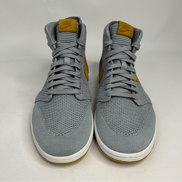 Nike Air Jordan 1 Retro High Flyknit “Wolf Grey” 2023 - Picture 2 of 8